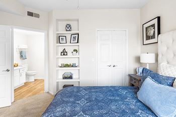 Built-in bookshelves*